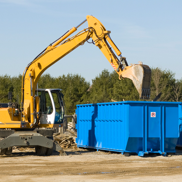 can i rent a residential dumpster for a construction project in Pleasant Valley